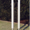 Aluminium netpalen met grondkoker 100 Uitneembare tennisnetpalen